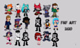 do friday funkin game fnf mod oc sprite sheet for fnf art animation