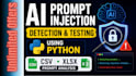test your ai models for prompt injection and vulnerabilities
