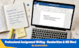 provide handwritten and typed study notes