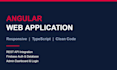 develop a responsive angular web application with typescript