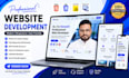 develop a modern responsive website with HTML CSS javascript