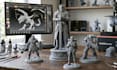 create custom 3d printable fugurines miniatures statues and stl models