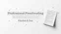 edit, proofread, and polish your content professionally