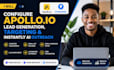 setup apollo io automation sequence targeting management researcher instantly io