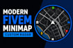create a modern fivem minimap with custom radar