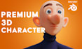create a premium optimized 3d character