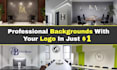 design a custom and high quality zoom virtual background