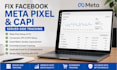 fix facebook meta pixel capi server side tracking, improve ecommerce stores emq