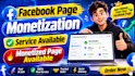 deliver a fully facebook content monetization setup page