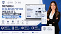 design research peptide website, fda compliant peptide store, peptide setup