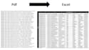 convert data into excel sheet
