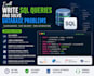 write sql queries and solve database problems