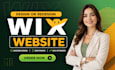 design wix website, redesign wix website, luxury wix website
