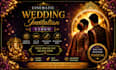 create a luxury wedding invitation video