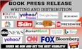 do book press release, book launch press release distribution, book launch pr