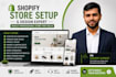 create or redesign a professional shopify store
