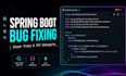 fix bugs and resolve errors in your java spring boot application