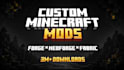develop custom minecraft mods for forge neoforge fabric