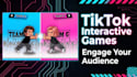 create an interactive browser game for tiktok live
