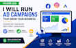 run targeted facebook and instagram ads campaigns