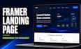 design a conversion focused framer landing page