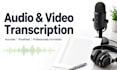 transcribe audio and video accurately