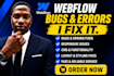 fix webflow bugs and errors