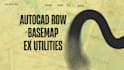 create an engineering cad basemap with existing utilities and site features