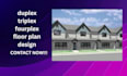 do duplex triplex fourplex floor plan design