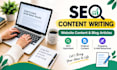 write SEO friendly website content and blog articles
