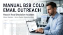 manually send cold emails to b2b leads and book sales calls