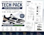 create custom shoe, sneaker and  footwear tech pack