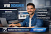 build a responsive front end website or landing page