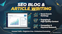 be your web content writer and blog writer, SEO optimized
