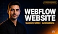 design and develop a professional webflow website with custom cms