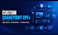 develop custom sharepoint spfx web parts with react and power automate