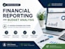 prepare financial statements, cash flow, and budget analysis