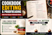 professionally edit and proofread your cookbook and recipes