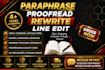 paraphrase and rewrite your content