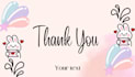 design custom printable thank you cards in canva