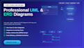 create uml diagrams use case class sequence and erd diagrams