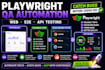 build playwright automation tests for your web app, API and e2e