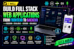 develop a full stack web application with modern technologies