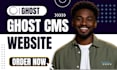 design ghost cms website, ghost cms blog, customize ghost theme ghost newsletter