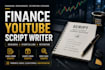write high retention finance youtube scripts