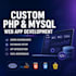 build custom PHP web application, mysql database, and admin panel