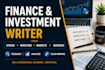write high quality finance and investment articles