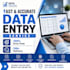 do data entry excel google sheets and  admin task