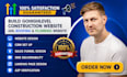 build gohighlevel construction website ghl roofing highlevel plumbing website