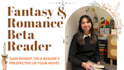beta read your fantasy or romance manuscript
